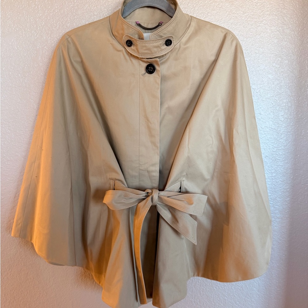 Banana Republic Tan Cape with waist belt - Size: L